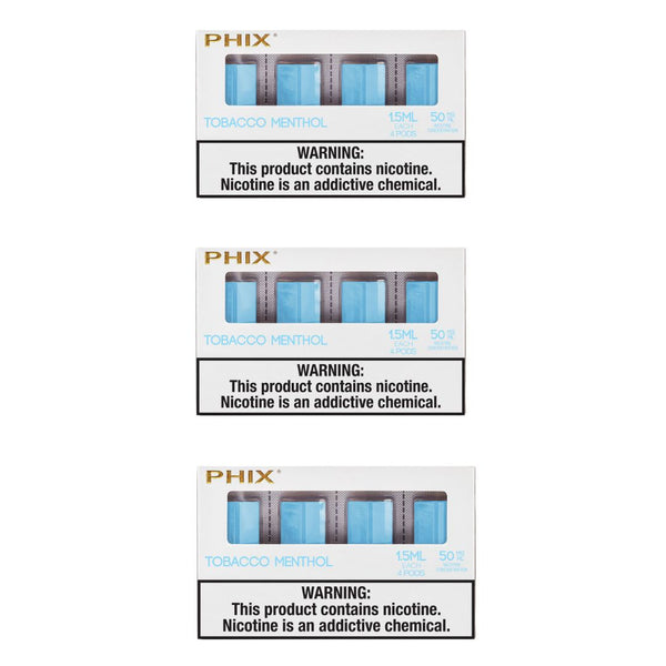 PHIX Menthol 3 Pack