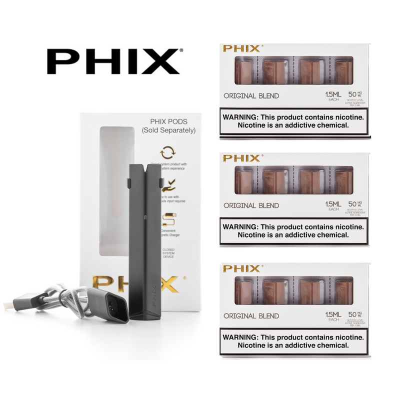 PHIX POD BUNDLE OFFER DEAL - 3 PACKS + 1 BASIC KIT-Fern Pine Distro