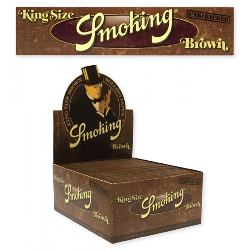 Smoking Brown King Size Rolling Paper-Fern Pine Distro