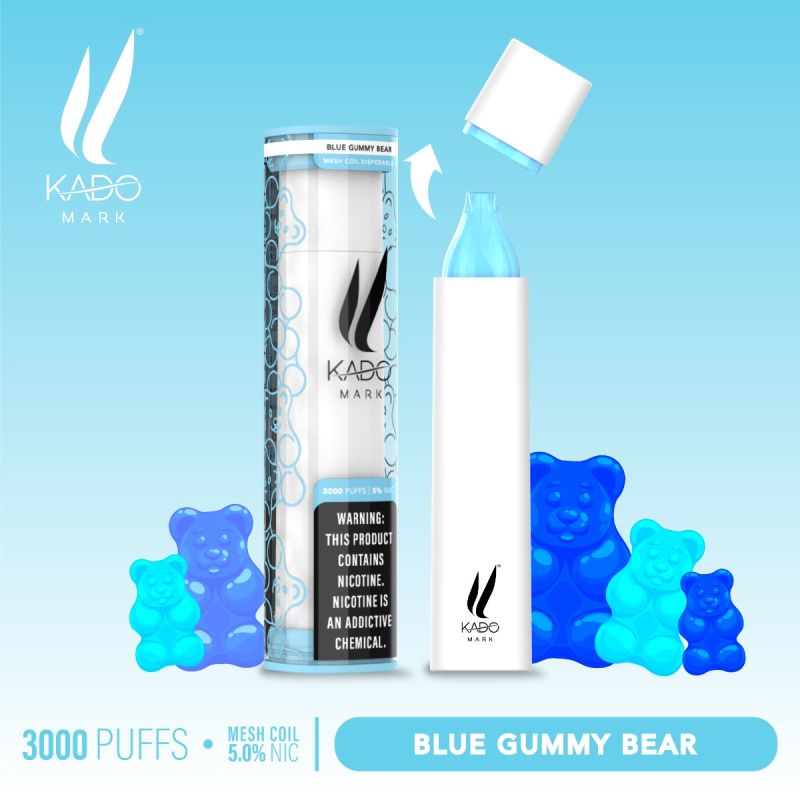 Kado Mark Blue Gummy Bear Puff Disposable Vape